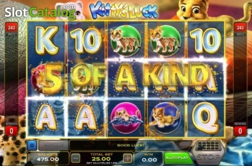 Скрин2. Kitty's Luck слот