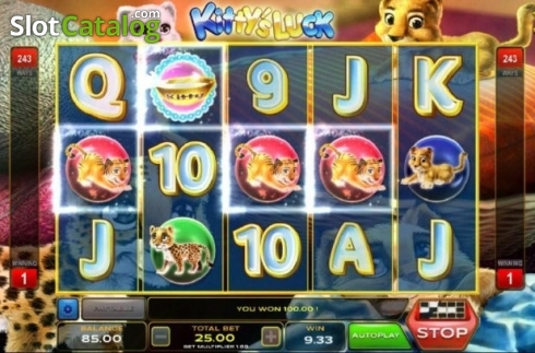 Скрин3. Kitty's Luck слот