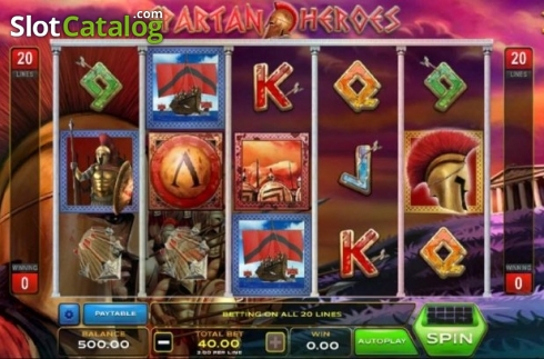 Скрин2. Spartan Heroes слот