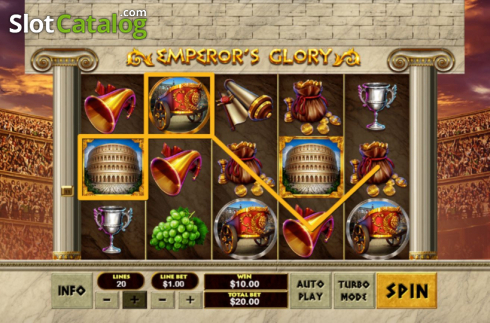 Скрин3. Emperors Glory слот
