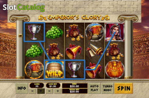 Скрин5. Emperors Glory слот