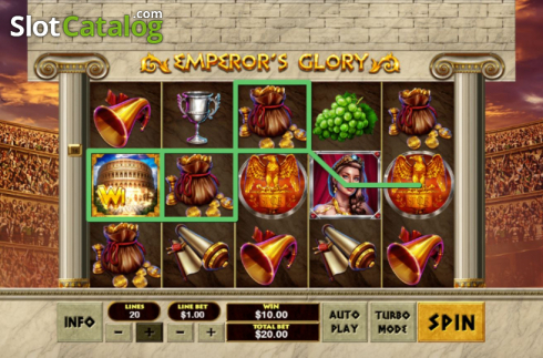 Скрин6. Emperors Glory слот