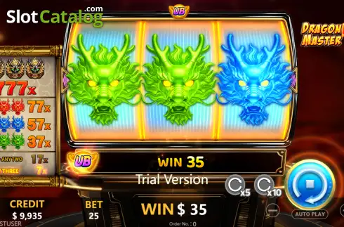 Скрин3. Dragon Master 777 слот