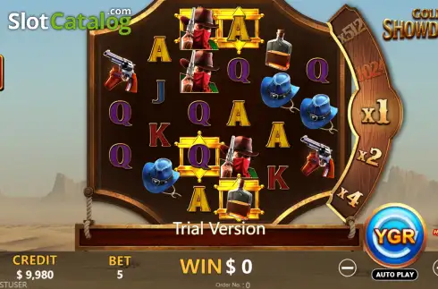 Скрин2. Gold Showdown слот