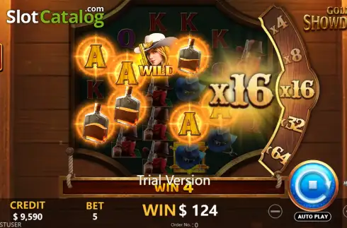Скрин3. Gold Showdown слот