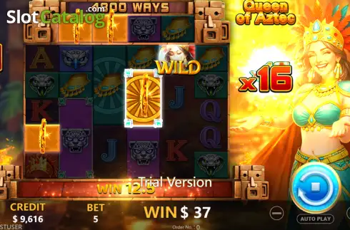 Скрин3. Queen of Aztec (YGR) слот