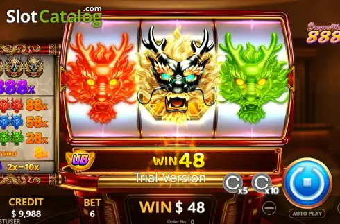 Скрин3. Dragon Master 8880 слот
