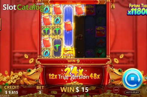 Скрин3. Fortune Toad x11800 слот
