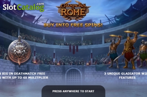 Скрин2. Champions of Rome слот