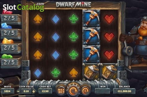 Скрин4. Dwarf Mine слот
