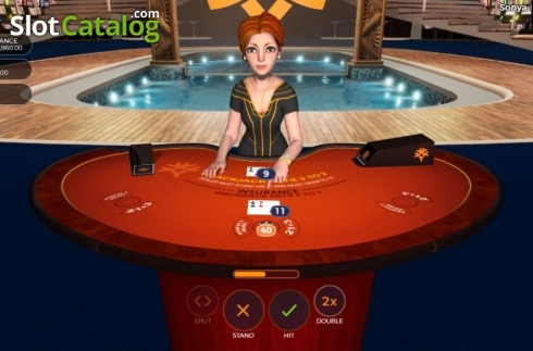 Скрин4. Sonya Blackjack слот