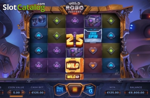 Скрин6. Wild Robo Factory слот