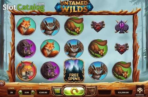 Скрин3. Untamed Wilds слот