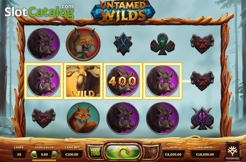 Скрин4. Untamed Wilds слот