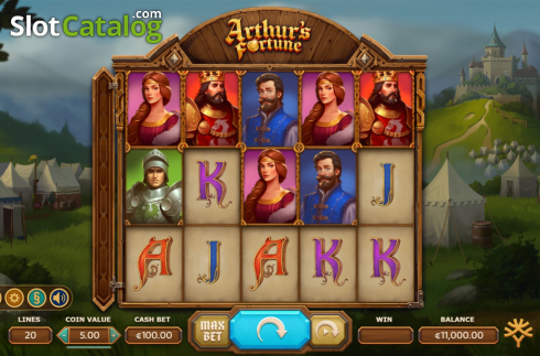 Скрин2. Arthurs Fortune слот