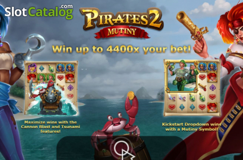 Скрин2. Pirates 2: Mutiny слот
