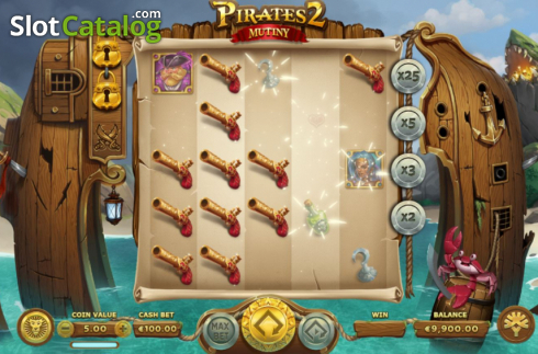 Скрин4. Pirates 2: Mutiny слот