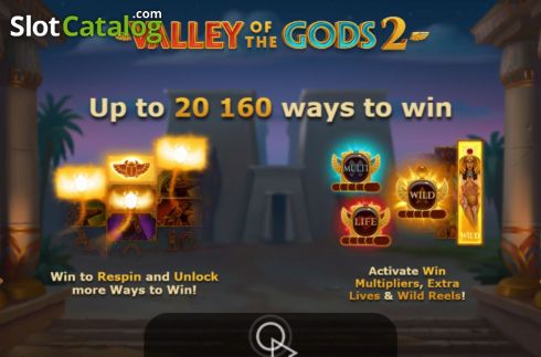 Скрин2. Valley Of The Gods 2 (Долина Богов 2) слот