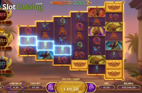 Скрин6. Valley Of The Gods 2 (Долина Богов 2) слот