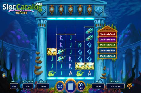 Скрин6. Atlantean Gigarise слот