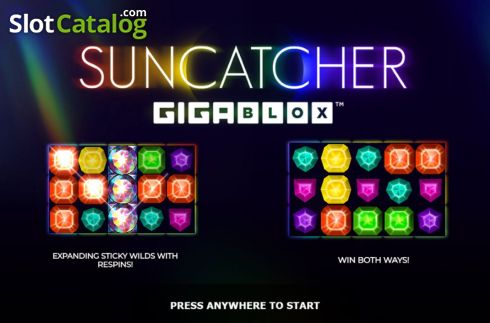 Скрин2. Suncatcher Gigablox слот
