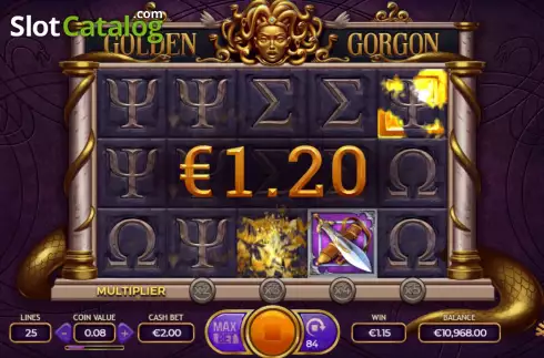 Скрин3. Golden Gorgon слот
