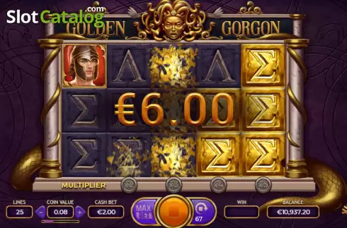 Скрин4. Golden Gorgon слот