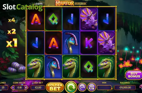 Скрин3. Raptor Doublemax слот