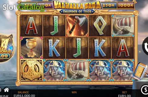 Скрин3. Valhalla Saga Thunder of Thor слот
