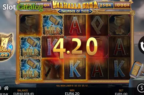 Скрин5. Valhalla Saga Thunder of Thor слот
