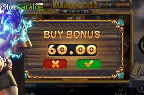 Скрин7. Valhalla Saga Thunder of Thor слот