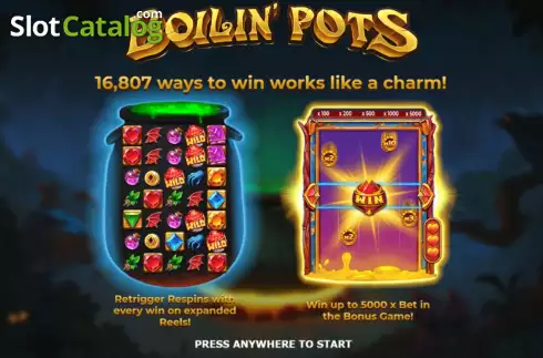 Скрин2. Boilin' Pots слот
