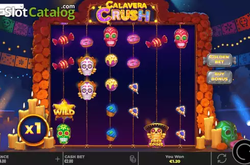 Скрин4. Calavera Crush слот