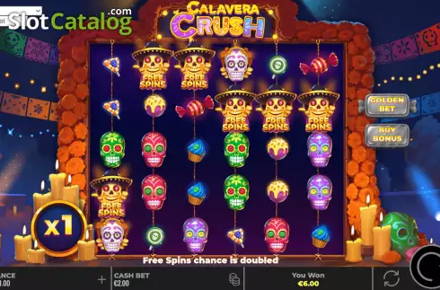 Скрин9. Calavera Crush слот