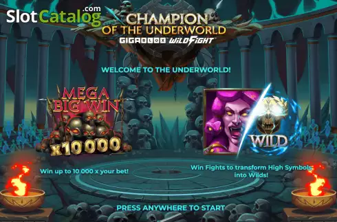 Скрин2. Champion of the Underworld слот