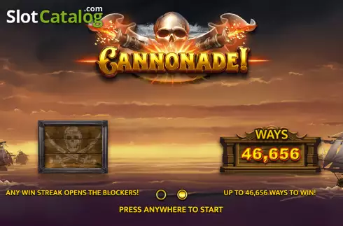 Скрин2. Cannonade! слот