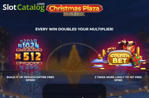 Скрин2. Christmas Plaza DoubleMax слот