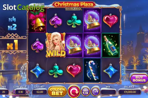 Скрин3. Christmas Plaza DoubleMax слот