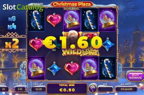 Скрин5. Christmas Plaza DoubleMax слот