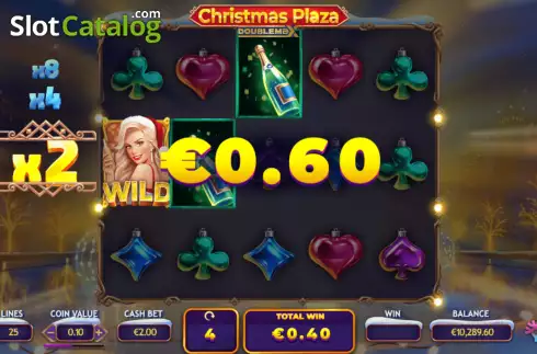 Скрин9. Christmas Plaza DoubleMax слот