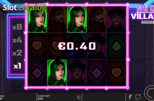 Скрин4. Neon Villains Doublemax слот