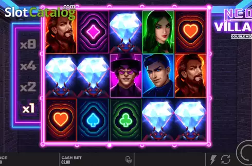 Скрин6. Neon Villains Doublemax слот