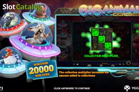 Скрин2. Giganimals Gigablox слот