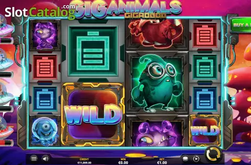 Скрин3. Giganimals Gigablox слот