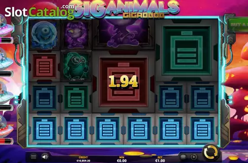 Скрин4. Giganimals Gigablox слот