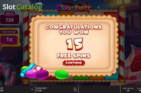 Скрин7. Candyfinity слот