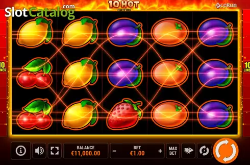 Скрин3. 10 Hot HOTFIRE слот