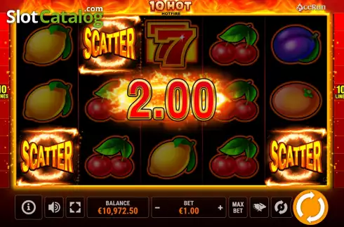 Скрин5. 10 Hot HOTFIRE слот