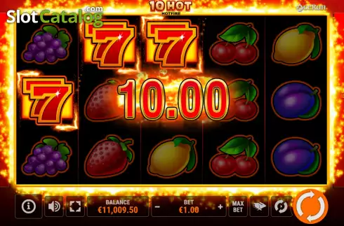 Скрин6. 10 Hot HOTFIRE слот