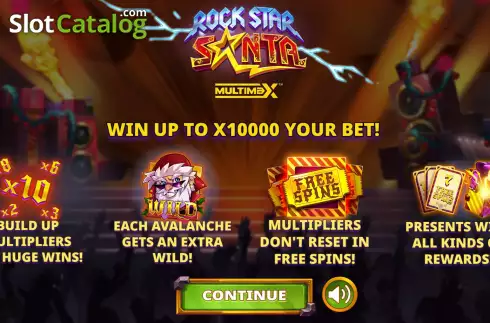 Скрин2. Rock Star Santa MultiMax слот